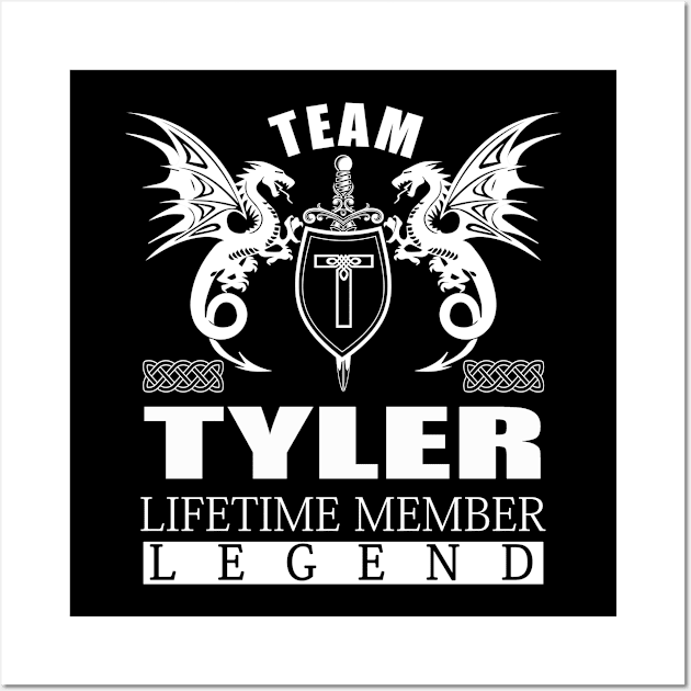 Team TYLER Lifetime Member Legend Wall Art by MildaRuferps